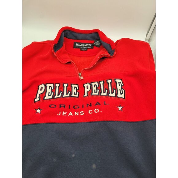 PELLE PELLE Marc Buchanan VTG Y2K 90s Pullover Streetwear Hip Hop Urban XL - Picture 9 of 9